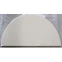 SALE OUT. | Half moon pizza stone, 190 mm for Kamado 23/24inch | CHIPPED CORNER SALE OUT. | Half moon pizza stone, 190 mm for Kamado 23/24inch | CHIPPED CORNER