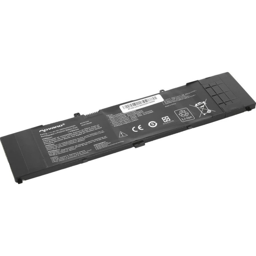 Movano Bateria b31n1535 do asus zenbook ux310ua ux410ua - 3900 mah (44 wh) – 3