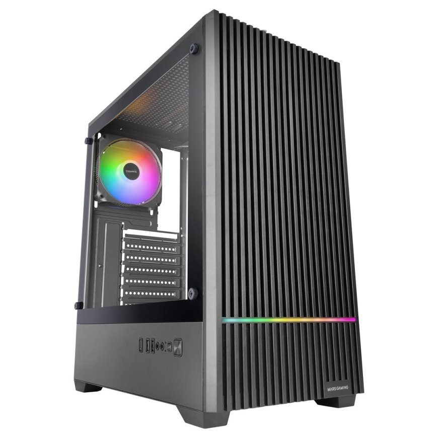 Mars Gaming MCQUANTUM tietokonekotelo Midi Tower musta