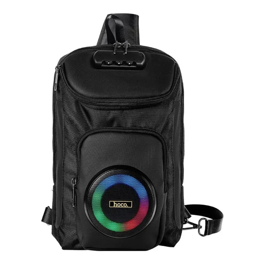 Bluetooth garsiakalbis 8W 3h kuprinės forma 6L Hoco HC42 juodas