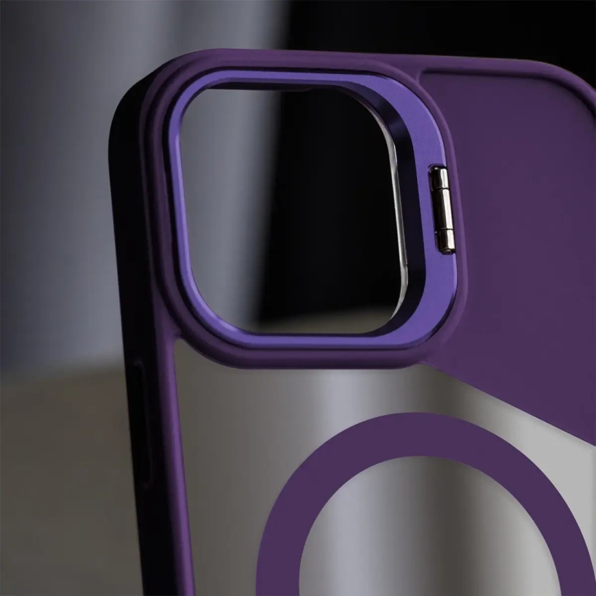 Fusion Mag phone case with MagSafe support for iPhone 17 Pro purple – 4