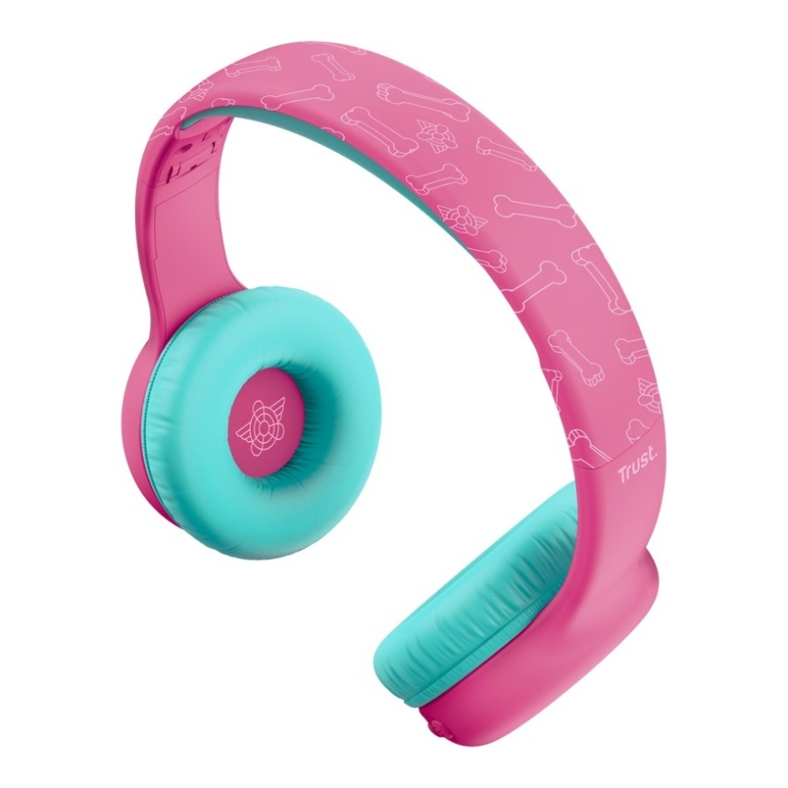 Auriculares inalámbricos para niños TRUST Nouna de PAW Patrol, color rosa – 3