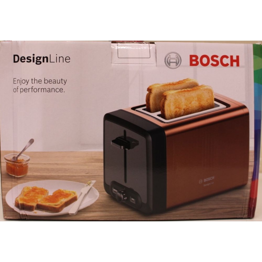 VALIK. DesignLine TAT4P429 toaster, 970 W, 2 pesa, vask | VALIK. | DesignLine toaster | TAT4P429 | Võimsus 970 W | Pesade arv 2