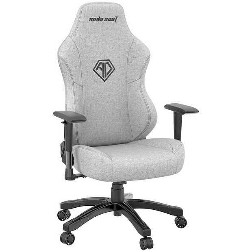 Anda Seat Phantom 3 L pilkos audinio žaidimų sukamoji kėdė – 3