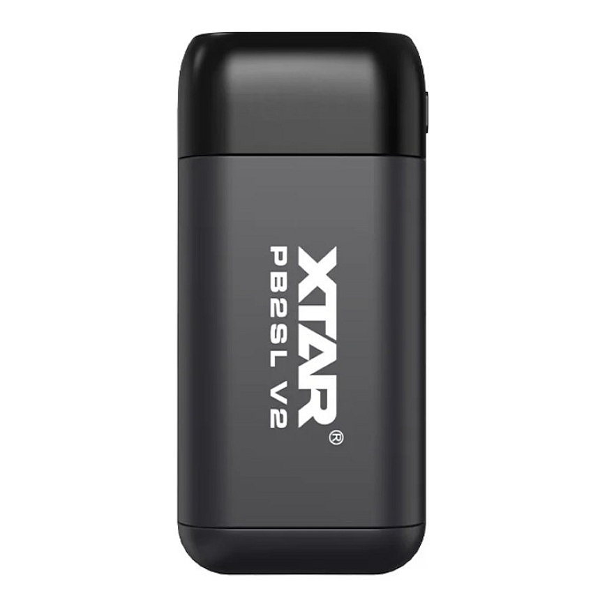 Lādētājs / power bank akumulatori Li-ion 18650 / 20700 / 21700 Xtar PB2SL V2 melns