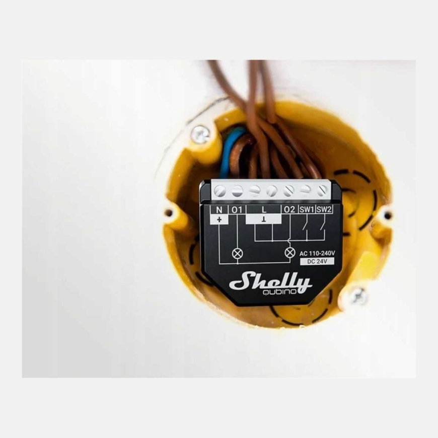 Shelly Wave 2PM valgusti lüliti must – 2