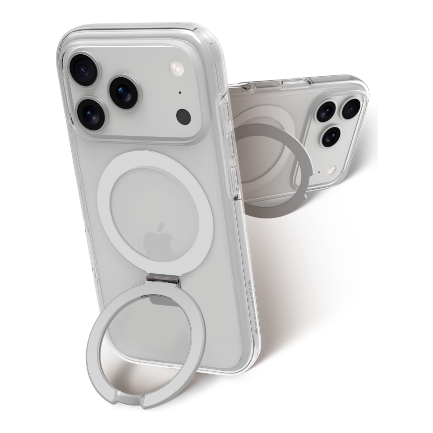 dbramante1928 Iceland Ultra D3O MagSafe Kick dėklas iPhone 18 Pro / 17 Pro, skaidrus