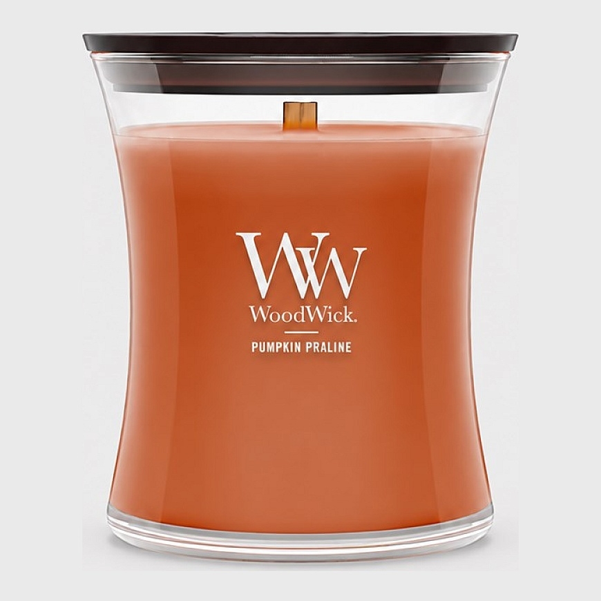 Aroomiküünal, keskmine WOODWICK Pumpkin Praline, 1 tk.