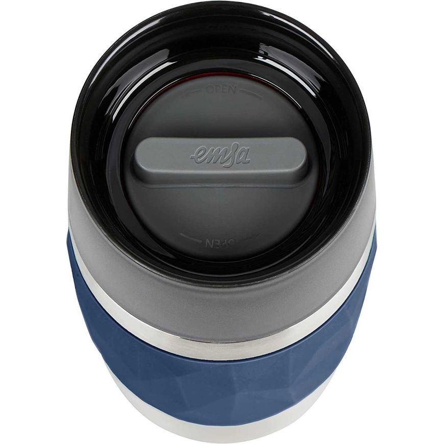 Emsa Emsa Ceļojamais krūze Compact termokruze 0.3 litri (tumši zilā, ar skrūvējamu vāku) – 5