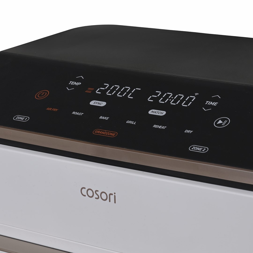 Cosori 1895375 Topelt 10 L eraldi 2800 W kuuma õhu fritüür valge – 4