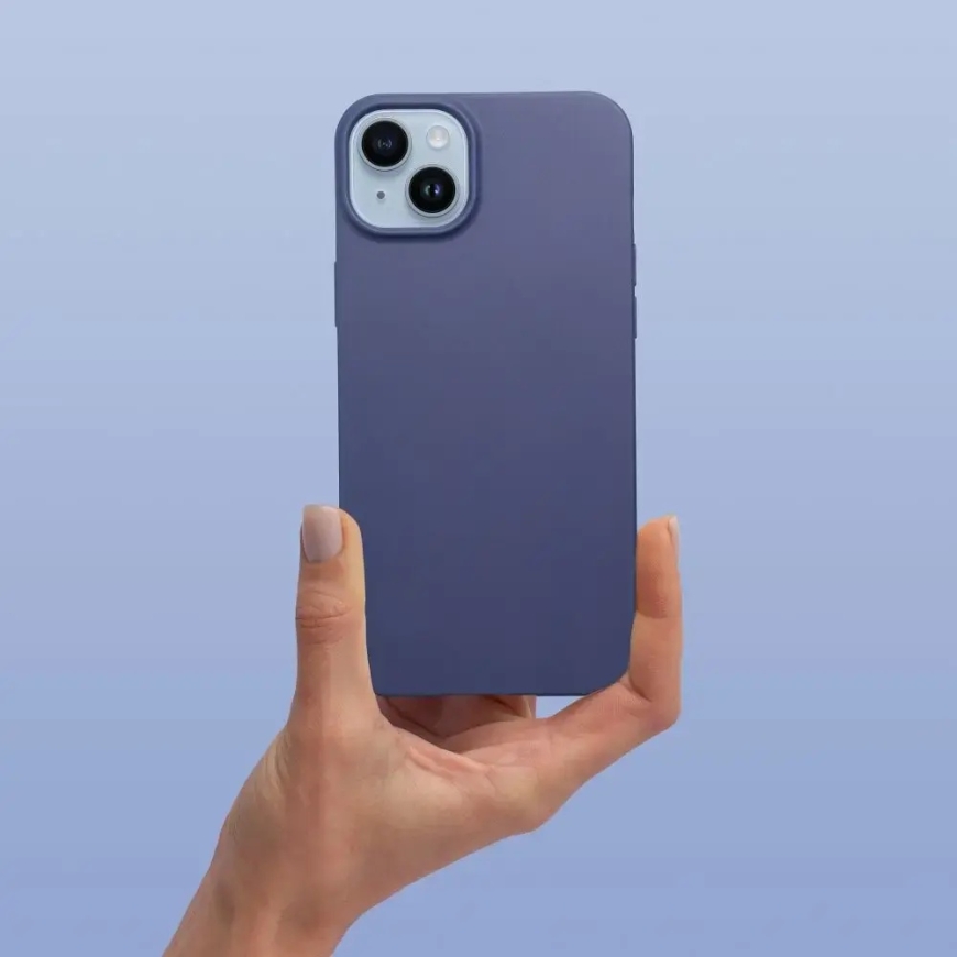 Чехол MATT для HONOR X6a синего цвета – 4