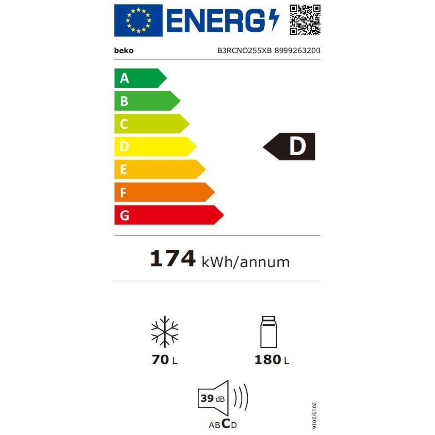 Beko B3RCNO255XB – 2