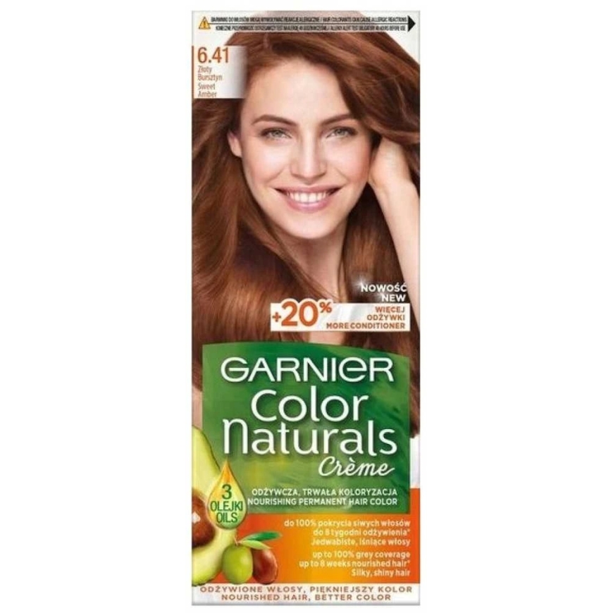 Garnier Color Naturals Creme 6.41 Kuldne amber