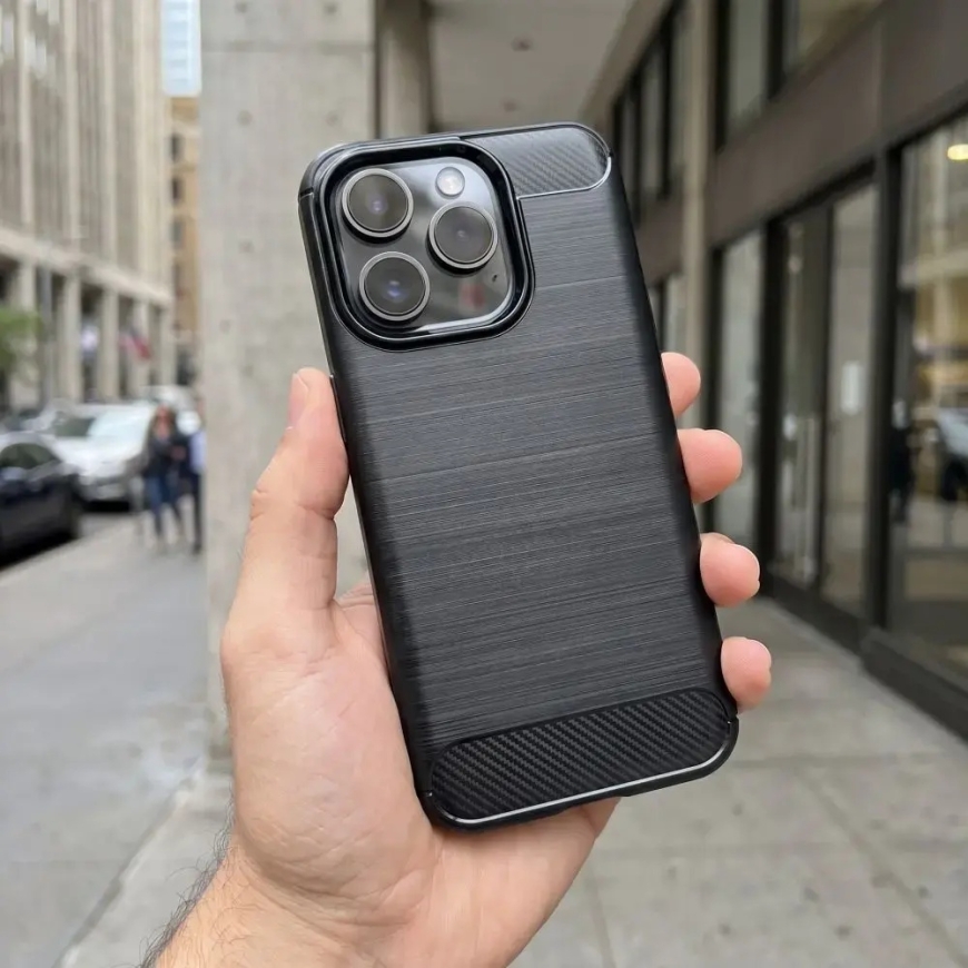 Carbon 2.0 phone case for iPhone 15 black – 5