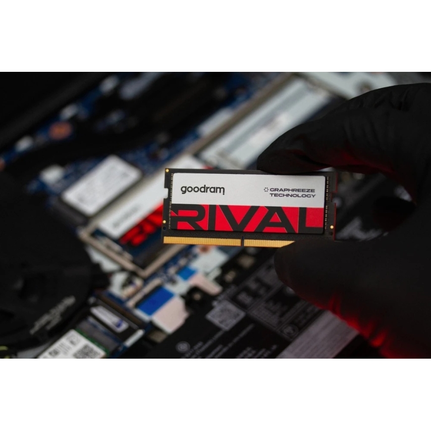 GoodRam Atmiņa DDR5 Rival SODIMM 32GB(2*16)/5600 CL40 – 3