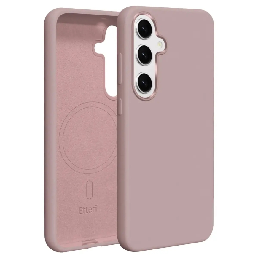 Etteri Silicone Mag vāciņš Samsung Galaxy S26 Ultra gaiši rozā