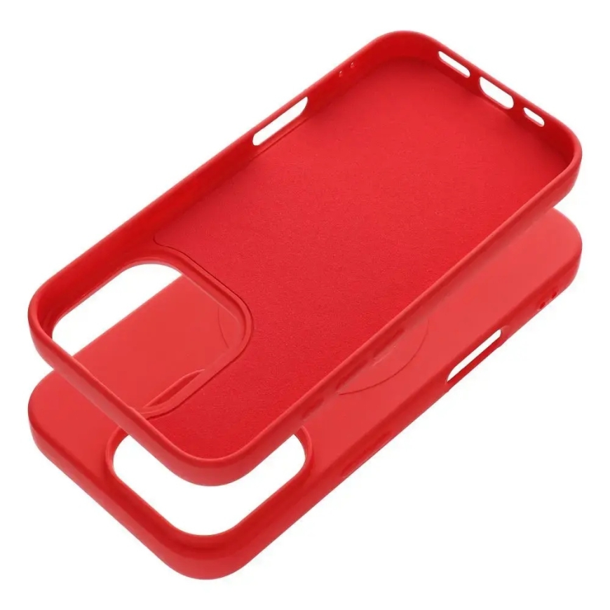 Silicone Mag Cover (big hole) maciņš ar MagSafe atbalstu telefonam iPhone 16 Pro sarkans – 2