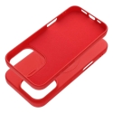 Silicone Mag Cover (big hole) phone case with MagSafe support for iPhone 16 Pro red