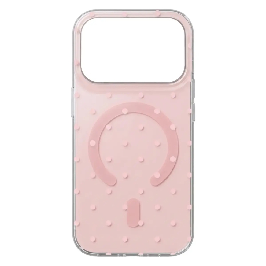 Bubble Dots Mag telefoni ümbris MagSafe toega iPhone 12 | iPhone 12 Pro roosa – 2