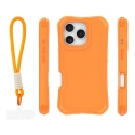 Safepop phone case with strap for iPhone 16 Pro orange Safepop phone case with strap for iPhone 16 Pro orange