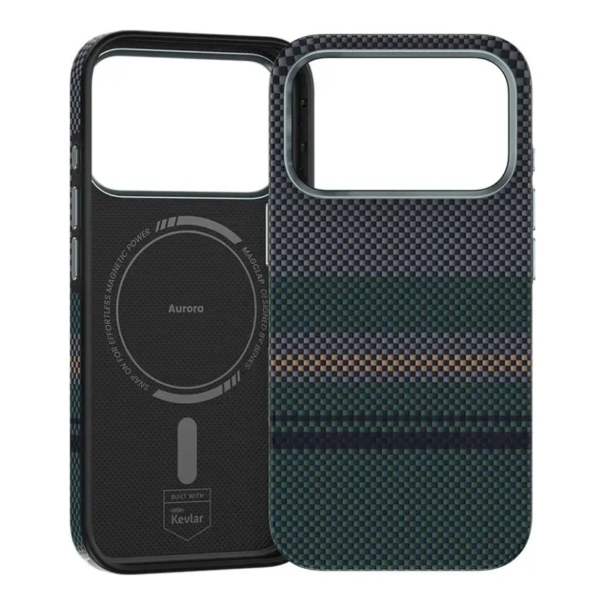 Benks Magnetic Armor Pro Aurora Kevlar 600D maciņš telefonam iPhone 17 Pro – 3