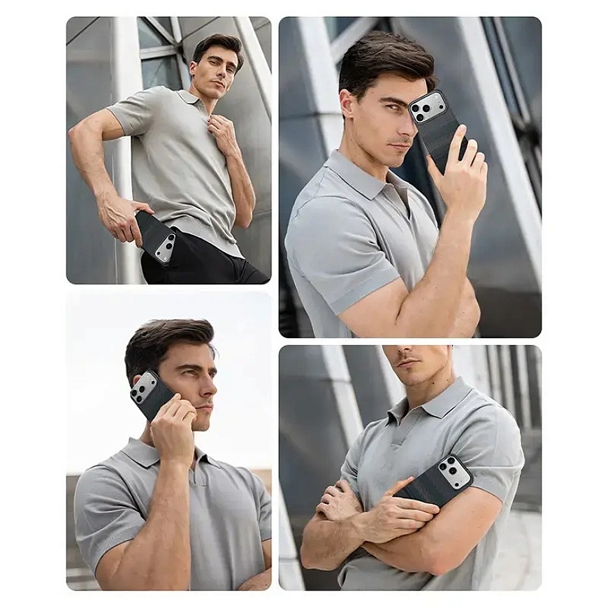 Benks Magnetic Armor Pro Aurora Kevlar 600D telefoni ümbris iPhone 17 Pro – 5