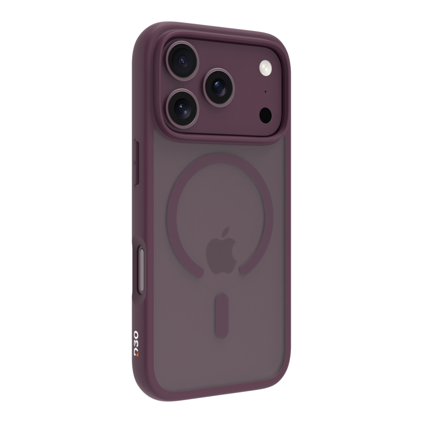 dbramante1928 Grenen Ultra D3O MagSafe vāciņš iPhone 18 Pro / 17 Pro, vīna sarkanā – 2