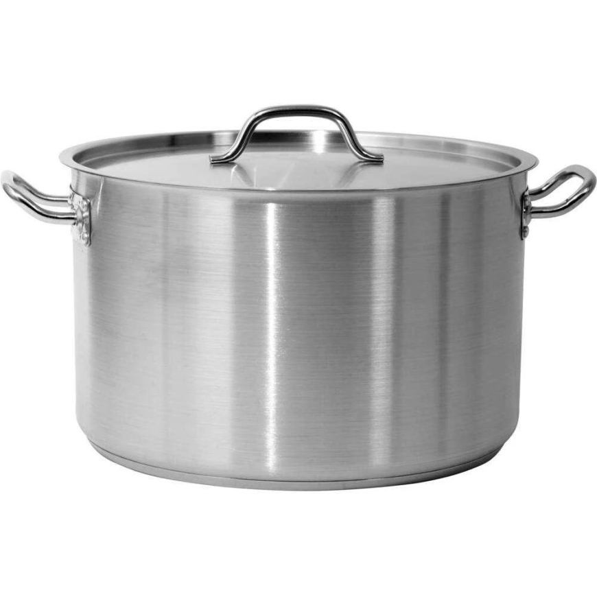 Toya Sa Poland Zema nerūsējošā tērauda katls ar vāku, 40x25cm, 31.4L zupas katls – 2