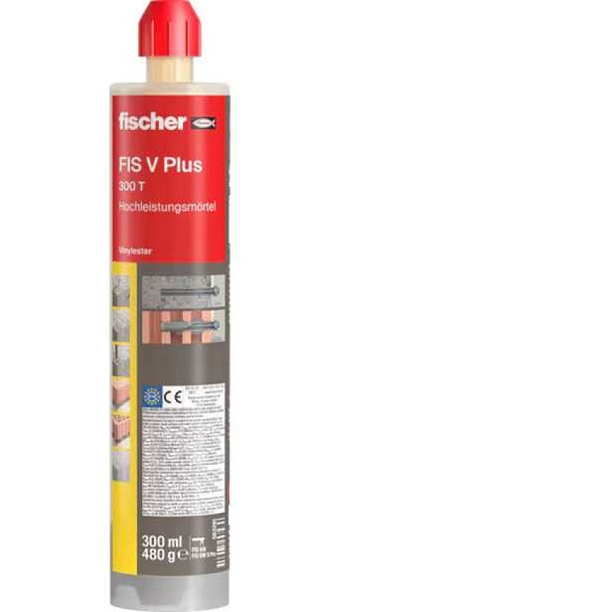 Fischer süstimiseks mõeldud mört FIS V Plus 300 T (hall, 1 karp sisaldab)