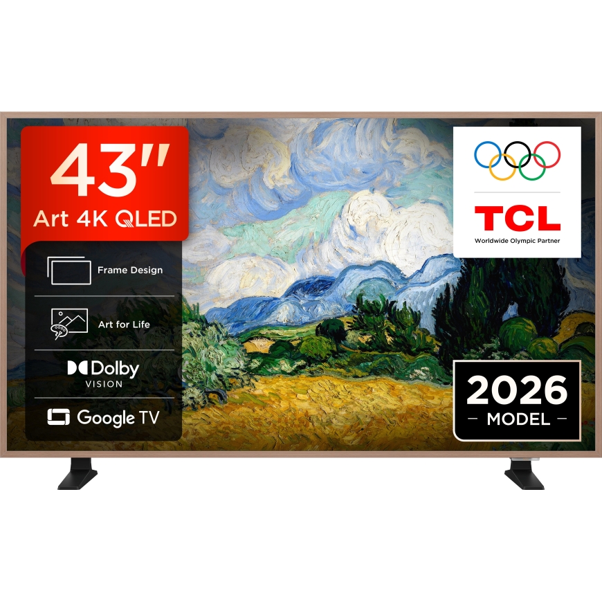 TCL 43" A400 Pro – 4K QLED Google TV