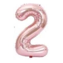 Riff Folio balloon 100cm Number 2 Glossy Pink Riff Folio balloon 100cm Number 2 Glossy Pink