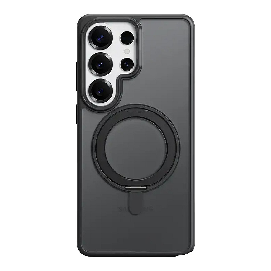 Rock Rotating Stand Soft Touch Series maciņš un ar statīvu telefonam Samsung Galaxy S26 Ultra (S948) melns