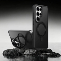 Rock Rotating Stand Soft Touch Series -puhelimen kuori jalustalla ja Samsung Galaxy S26 Ultra (S948) musta Rock Rotating Stand Soft Touch Series -puhelimen kuori jalustalla ja Samsung Galaxy S26 Ultra (S948) musta