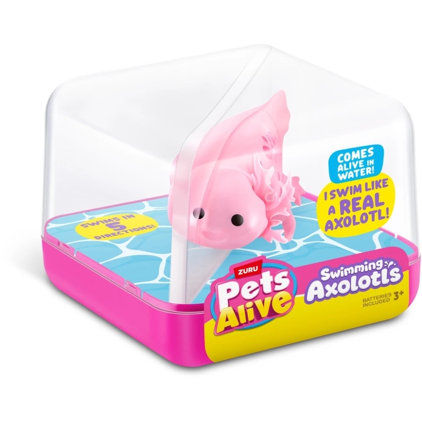 Pets Alive Elavad Loomad - Ujuv Aksolotl - Roosa – 4