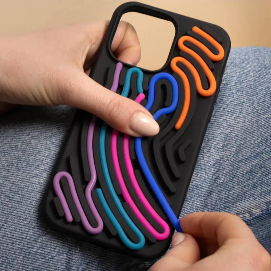 DIY Snake чехол для телефона iPhone 13 чёрный – 4