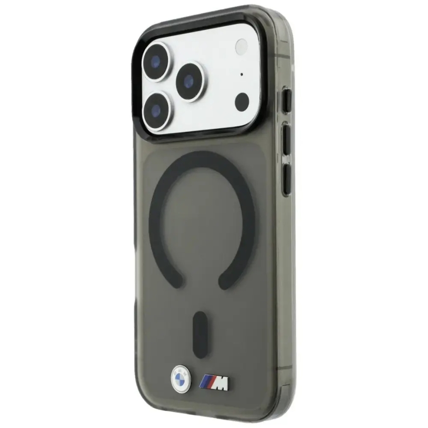 BMW M IML Frosted Metal Logo & Trims telefono dėklas su MagSafe palaikymu iPhone 18 Pro Max | iPhone 17 Pro Max juodas – 2