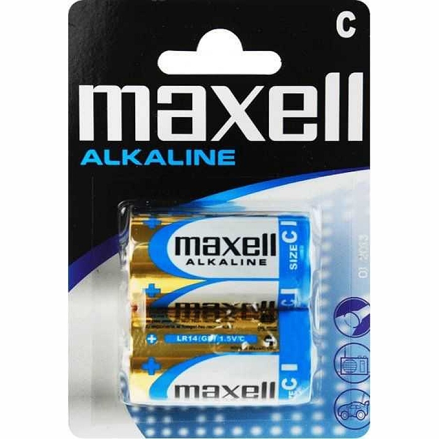 Maxell Batteries Maxell C (LR14), Alkaline
