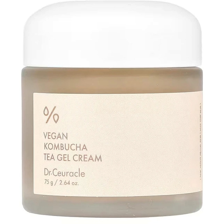 DR. CEURACLE Vegan Kombucha Tea Gel Cream, 75 ml x80 pcs.
