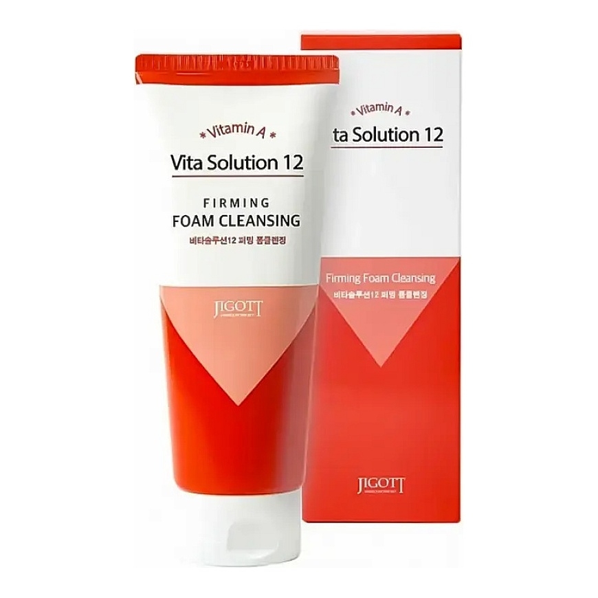 Jigott Vita Solution 12 Firming Foam Cleansing 180 ml