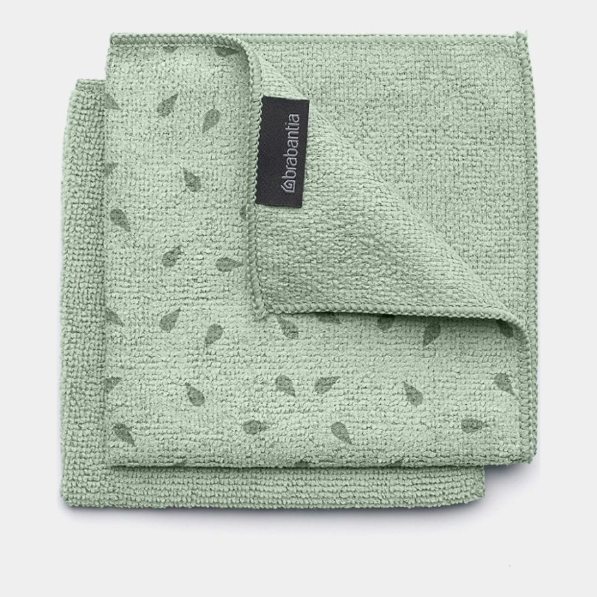BRABANTIA mikropluošto šluostė 2vnt. 30x30cm Jade žalia 216282