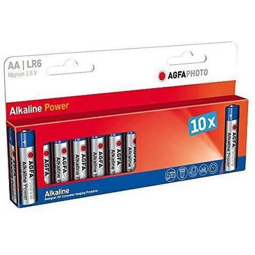 Agfaphoto Alkaline Simply AA / LR06 10 iepakojums