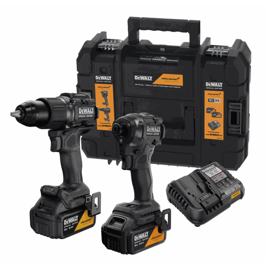 DeWALT McLaren Komplekt (DCD86 + DCF86) 18V 2x5Ah TSTAK