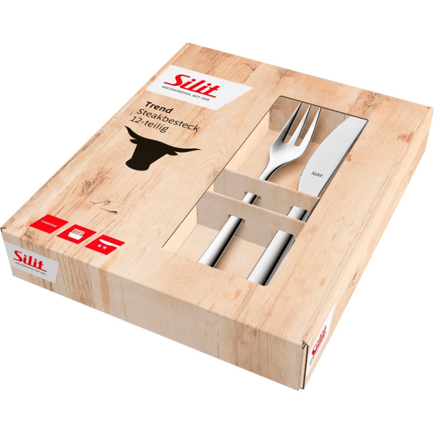 Silit Silit Trend steak-nuga, 12-osaline (roostevaba teras)