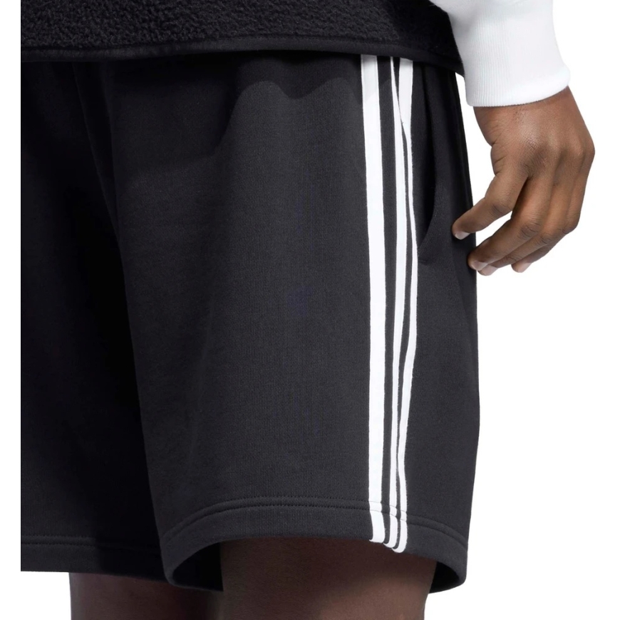 Men's Shorts adidas Essentials 3-Stripes French Terry Black KY6545 (L) – 5
