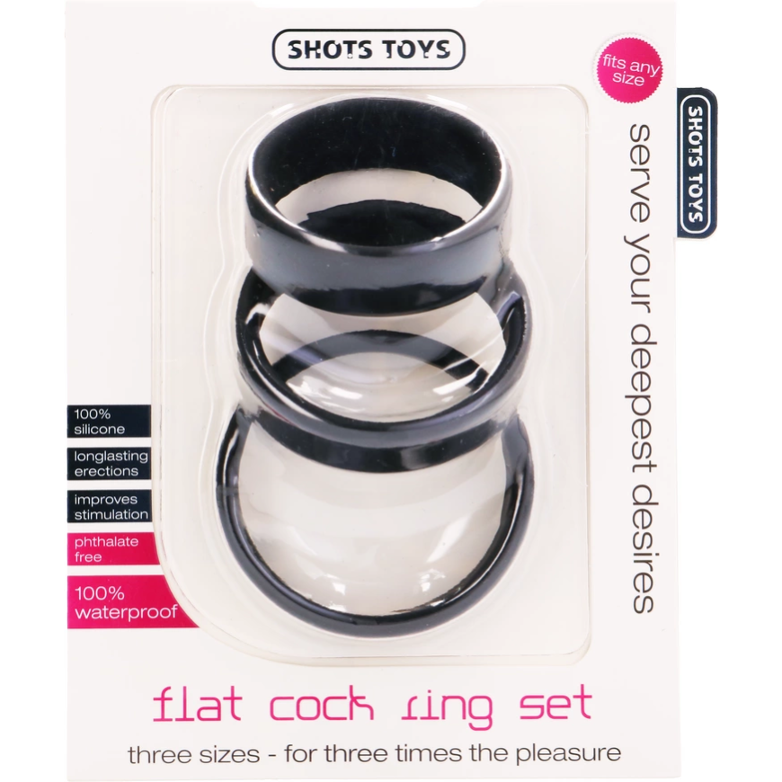 ShotsToys Penis Ring Testicular Erection Complex 3 pcs – 3