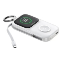 Powerbank JR-W19 5000mAh 5W balts Powerbank JR-W19 5000mAh 5W balts