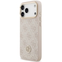 Guess 4G Strass Logo MagSafe -kotelo iPhone 18 Pro Max / 17 Pro Max -mallille, vaaleanpunainen Guess 4G Strass Logo MagSafe -kotelo iPhone 18 Pro Max / 17 Pro Max -mallille, vaaleanpunainen