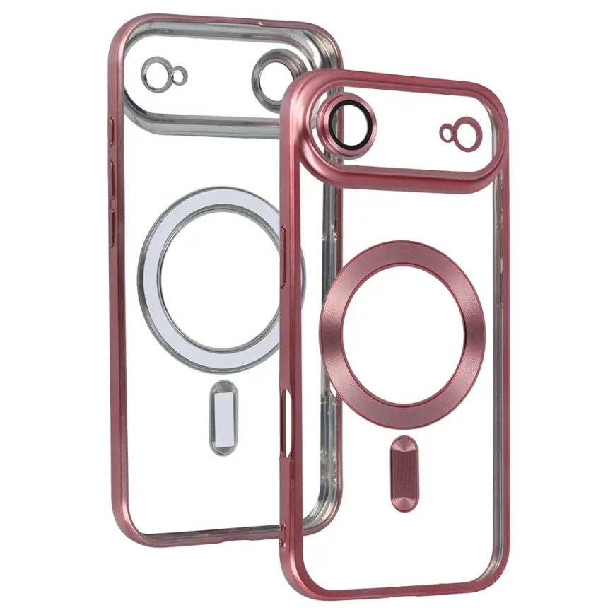 Metallic telefono dėklas su MagSafe palaikymu iPhone 17 Air rožinis – 4