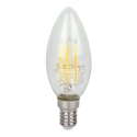 LED spuldze E14 5W 4000K 600lm 220-240V FILAMENT C35 SVECE DIMMABLE LED līnija LITE LED spuldze E14 5W 4000K 600lm 220-240V FILAMENT C35 SVECE DIMMABLE LED līnija LITE