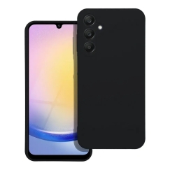 Silicone-puhelinsuojus Samsung Galaxy A25:lle (A256) musta